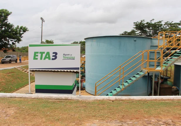 Inauguração de adutora na zona sul de Teresina