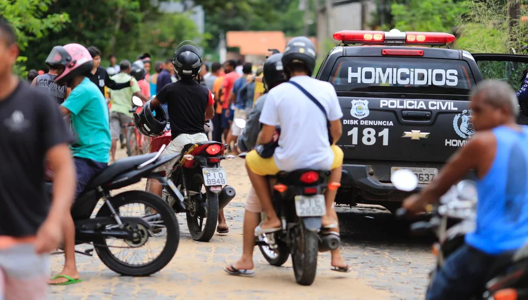 Local onde aconteceu o crime na zona sul de Teresina 