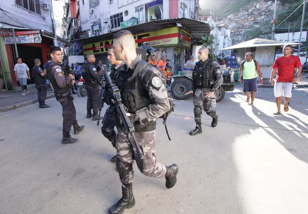 Tiroteio na Rocinha no Rio de Janeiro