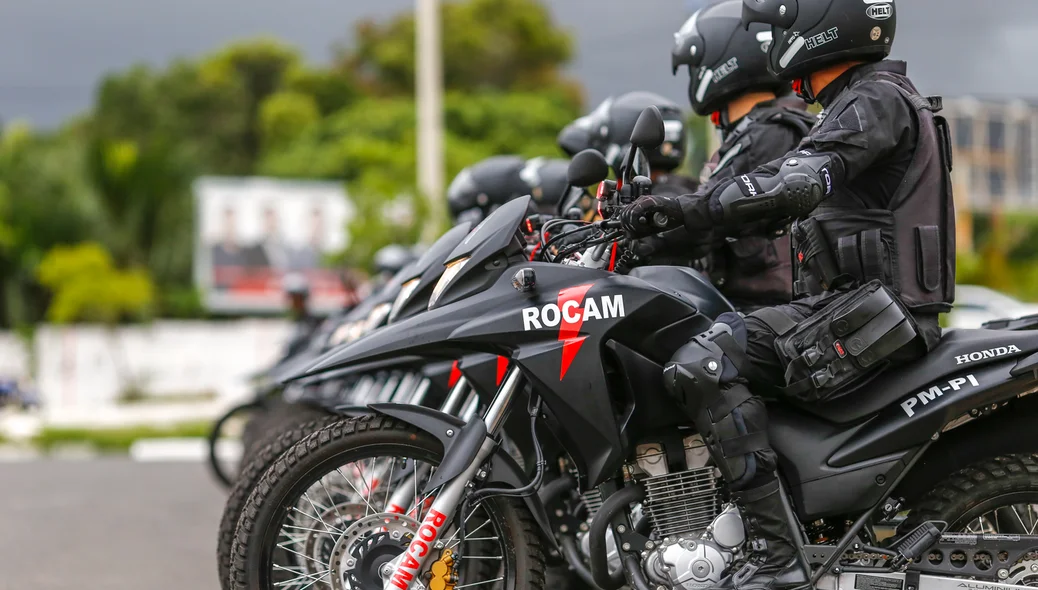 Moto patrulhamento da ROCAM no piauí