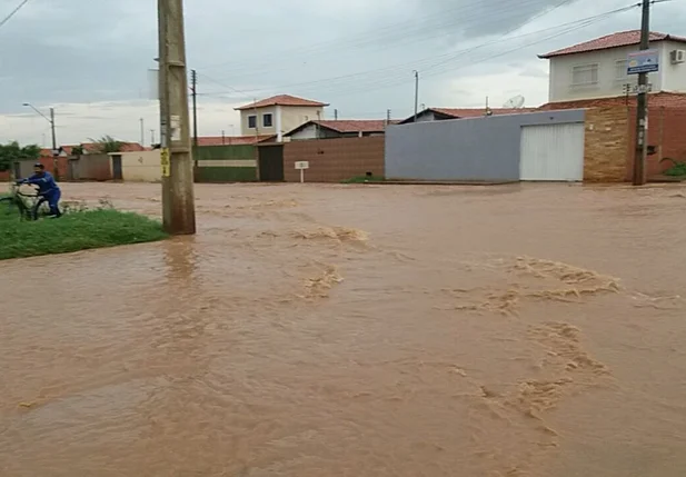Ruas alagadas