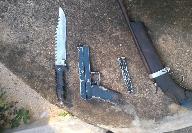 Armas apreendidas