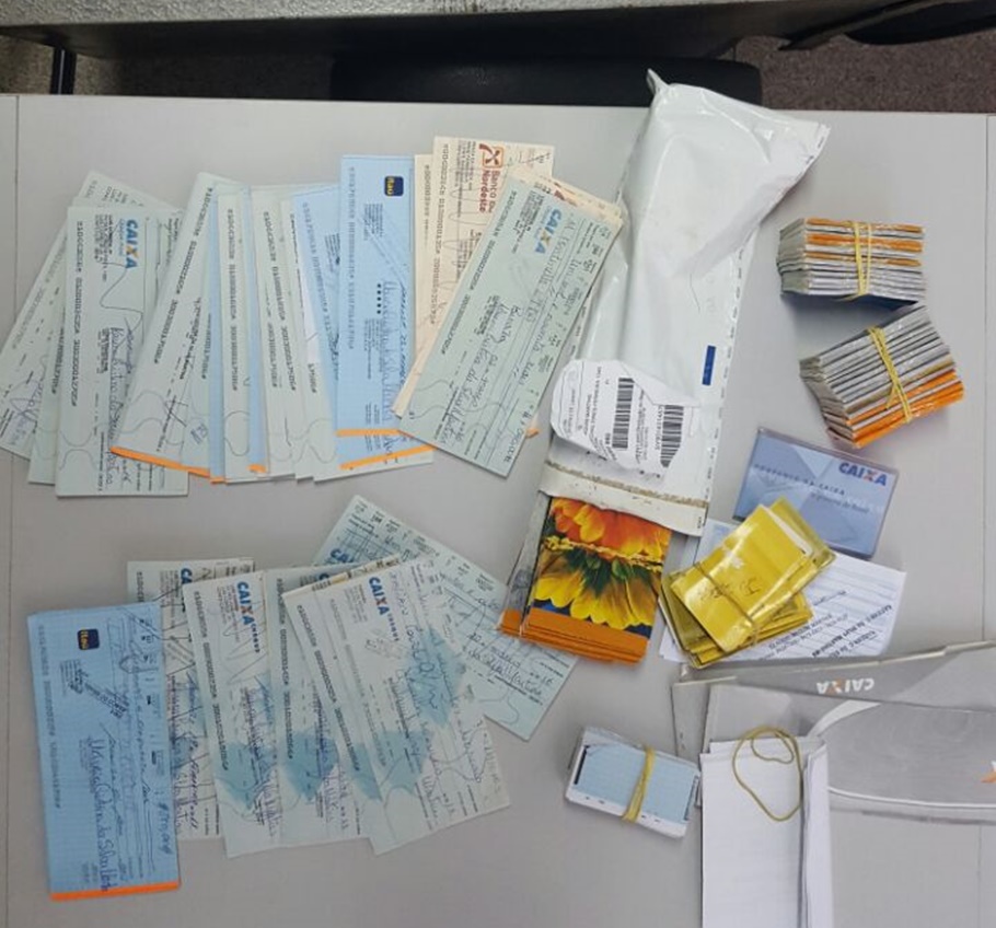 Materiais apreendidos pela Polícia Civil