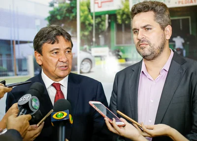 Wellington Dias e Pablo Santos