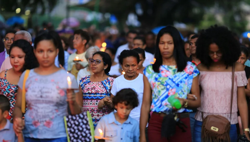 Procissão do Senhor Morto realizada no Centro de Teresina