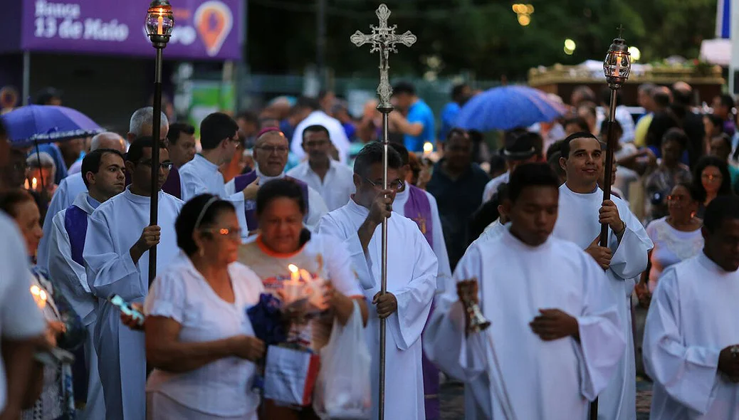 Procissão do Senhor Morto realizada no Centro de Teresina