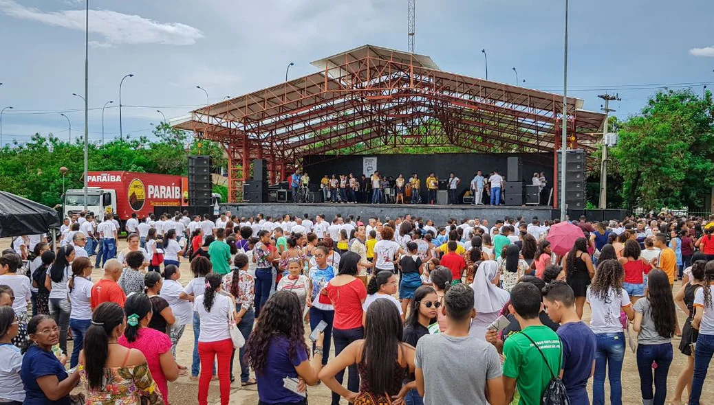 Concentração aconteceu no Parque Potycabana