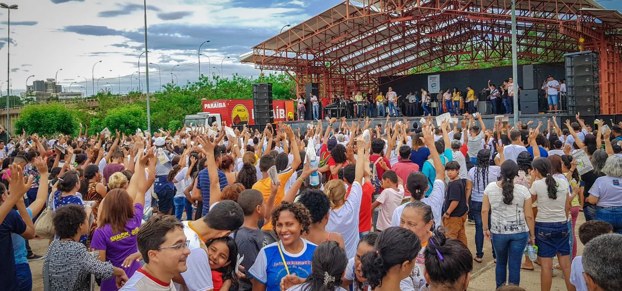 Público presente estava animado