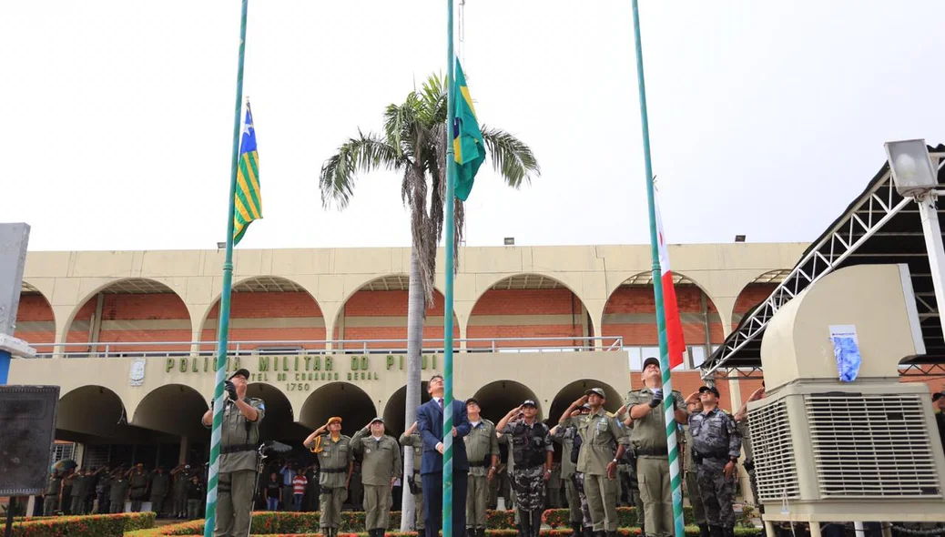 A solenidade aconteceu no Quartel do Comando Geral da PM