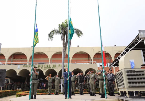 A solenidade aconteceu no Quartel do Comando Geral da PM