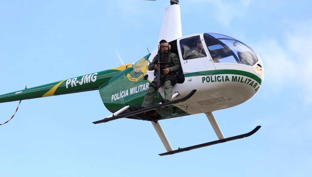 Helicóptero da PM