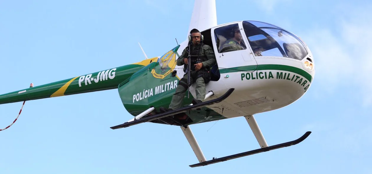 Helicóptero da PM