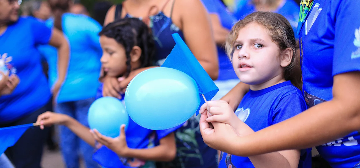Muita criança marca presença no evento em Teresina 