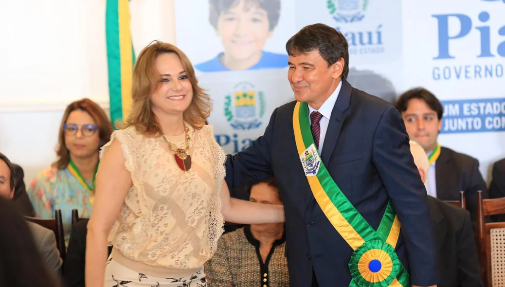Wellington Dias e Ana Paula