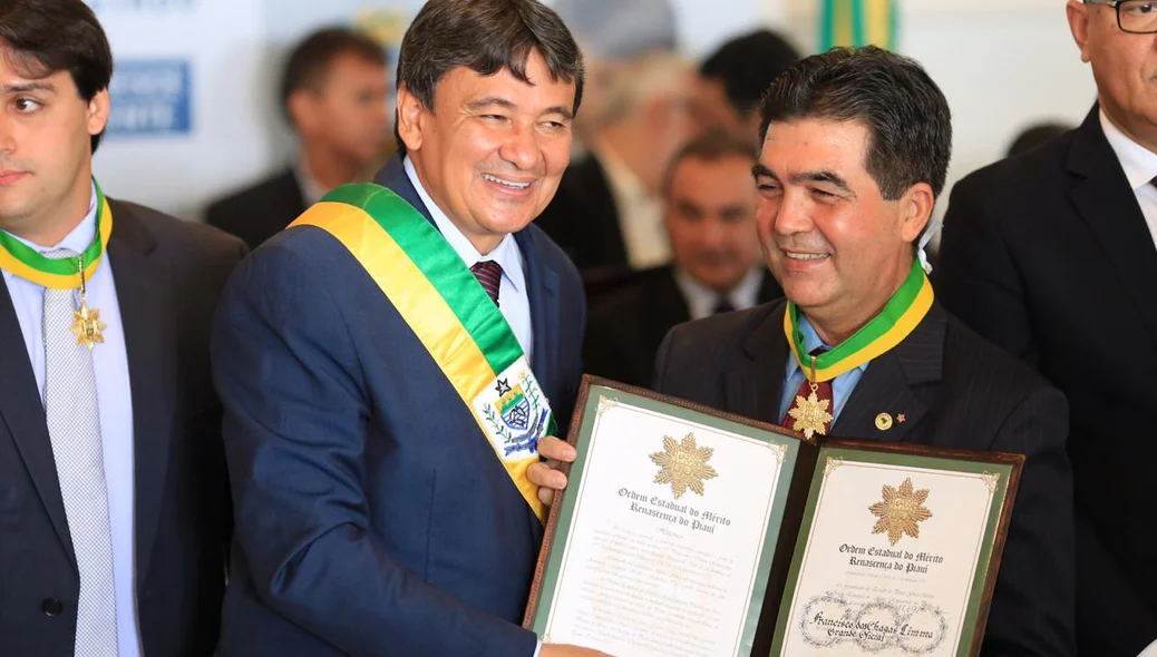 Wellington Dias e o deputado Limma
