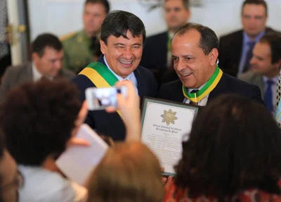 Wellington Dias e Hélio Isaías