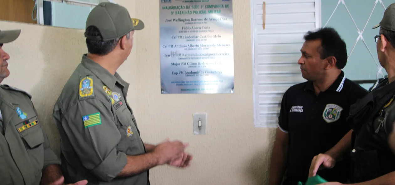 Inauguração da 3ª Companhia do 9º Batalhão da Polícia Militar na zona norte de Teresina