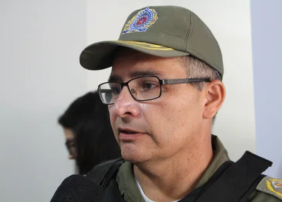 Major Gilson Leite, do 9º Batalhão da Polícia Militar