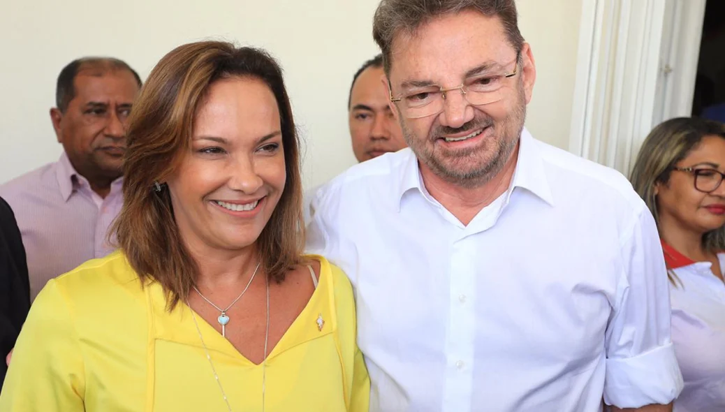 Deputada Juliana Falcão e Wilson Martins 