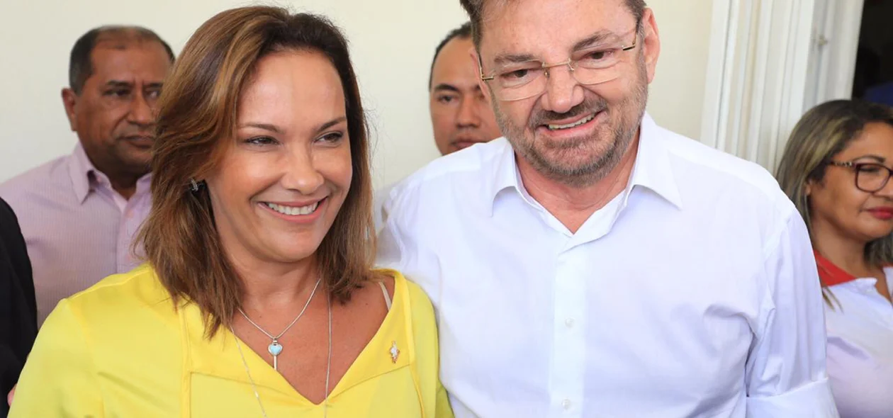 Deputada Juliana Falcão e Wilson Martins 