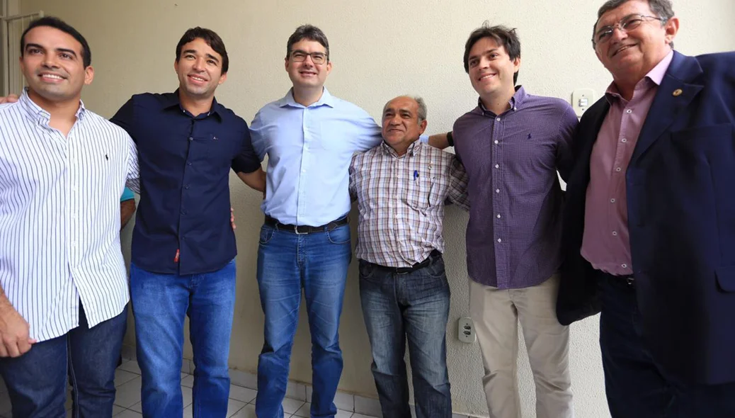 Lideranças políticas no evento