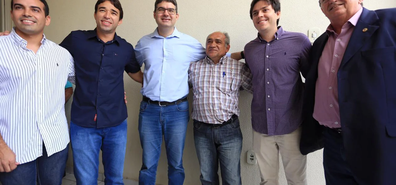 Lideranças políticas no evento