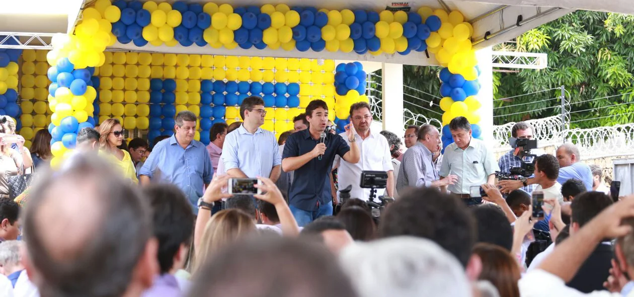 O evento de filiação na sede do PSDB