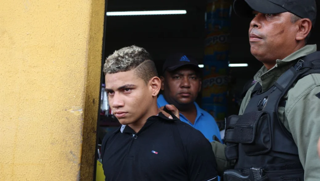 Suspeito preso pela  PM