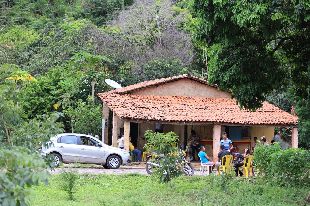 Residência onde a senhora foi encontrada morta na Taboca do Pau Ferrado
