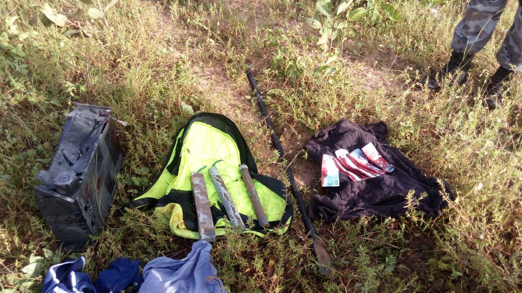 Material encontrado pela polícia