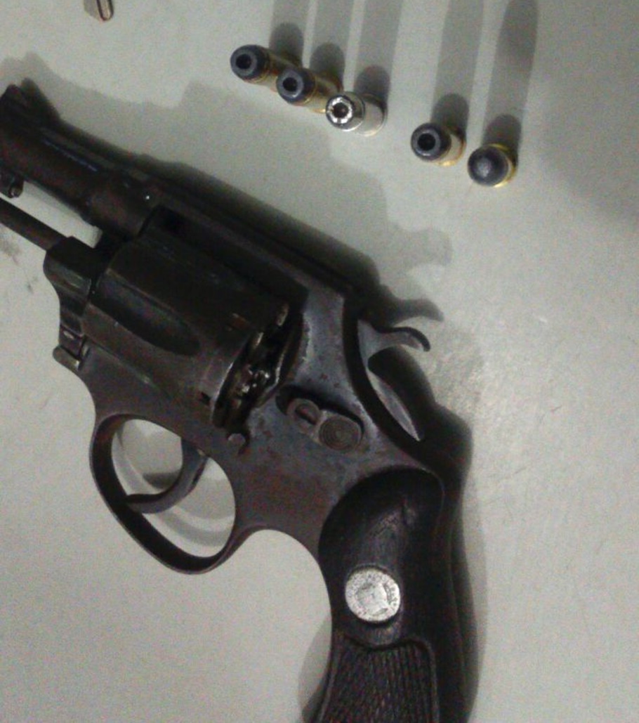 Arma que estava com a dupla