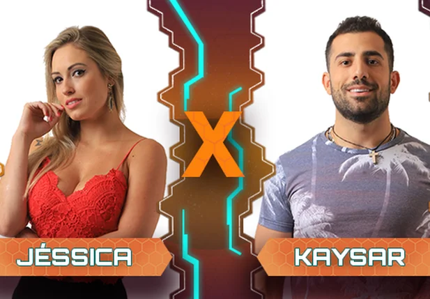 Jéssica e Kaysar estão no 12º Paredão do BBB 2018