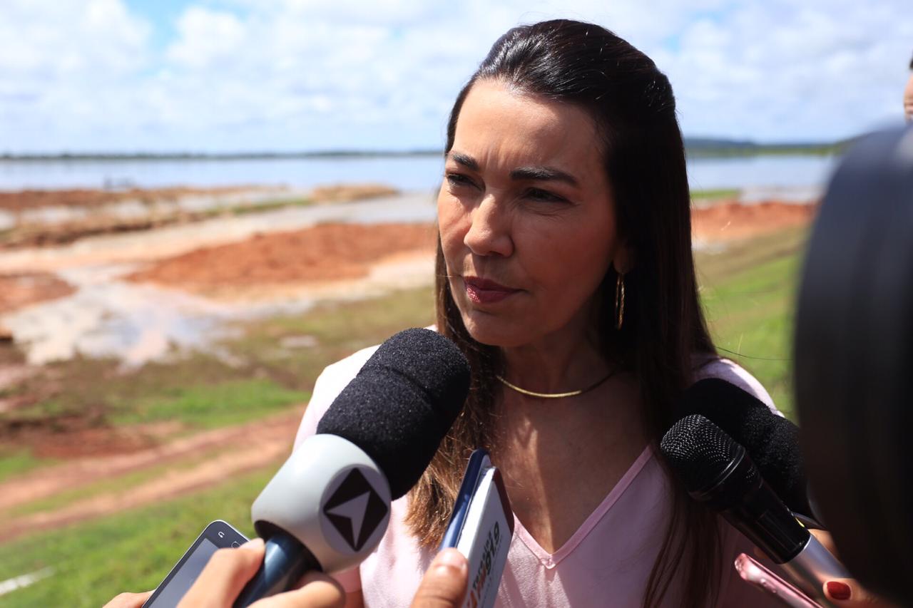 Margarete Coelho visita a Barragem do Bezerro