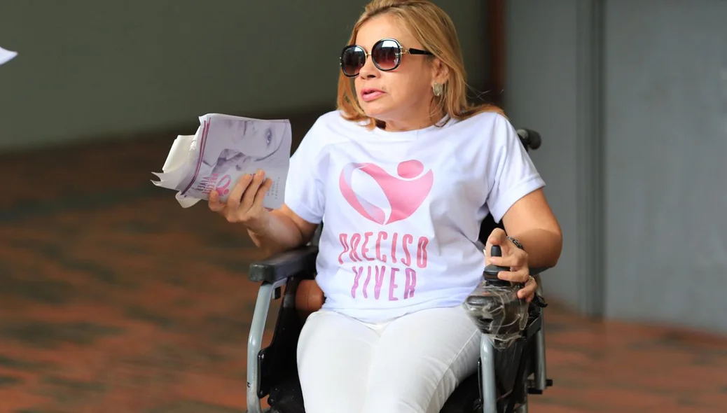 Marilene Dutra, voluntária do programa Preciso Viver