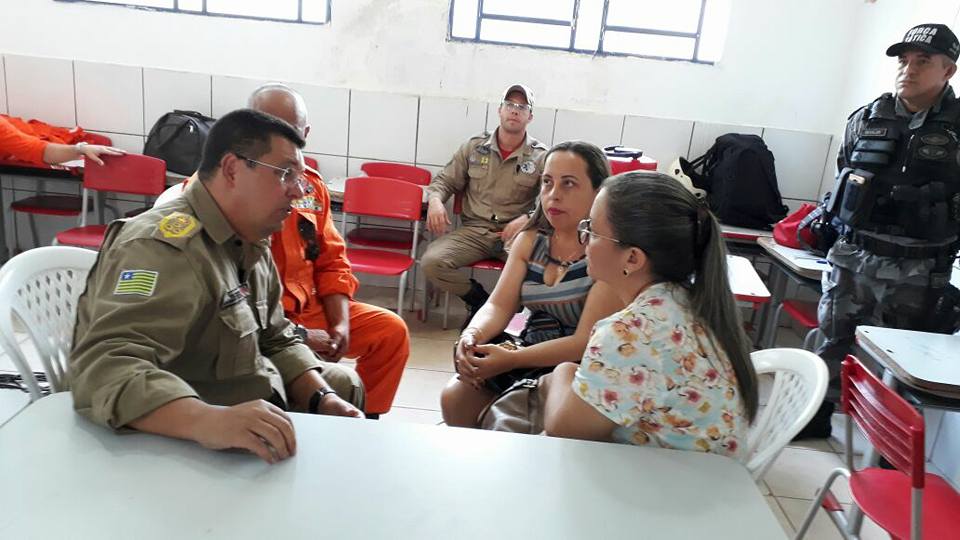 Reunião com coronel Frederico em José de Freitas