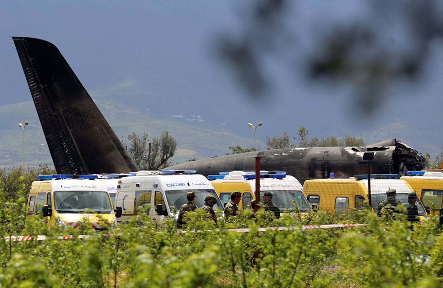 Avião militar caí na Argélia 