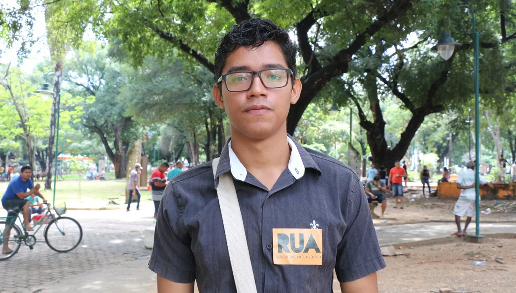 Lucas Martins, diretor de Assistência Estudantil do DCE-UFPI