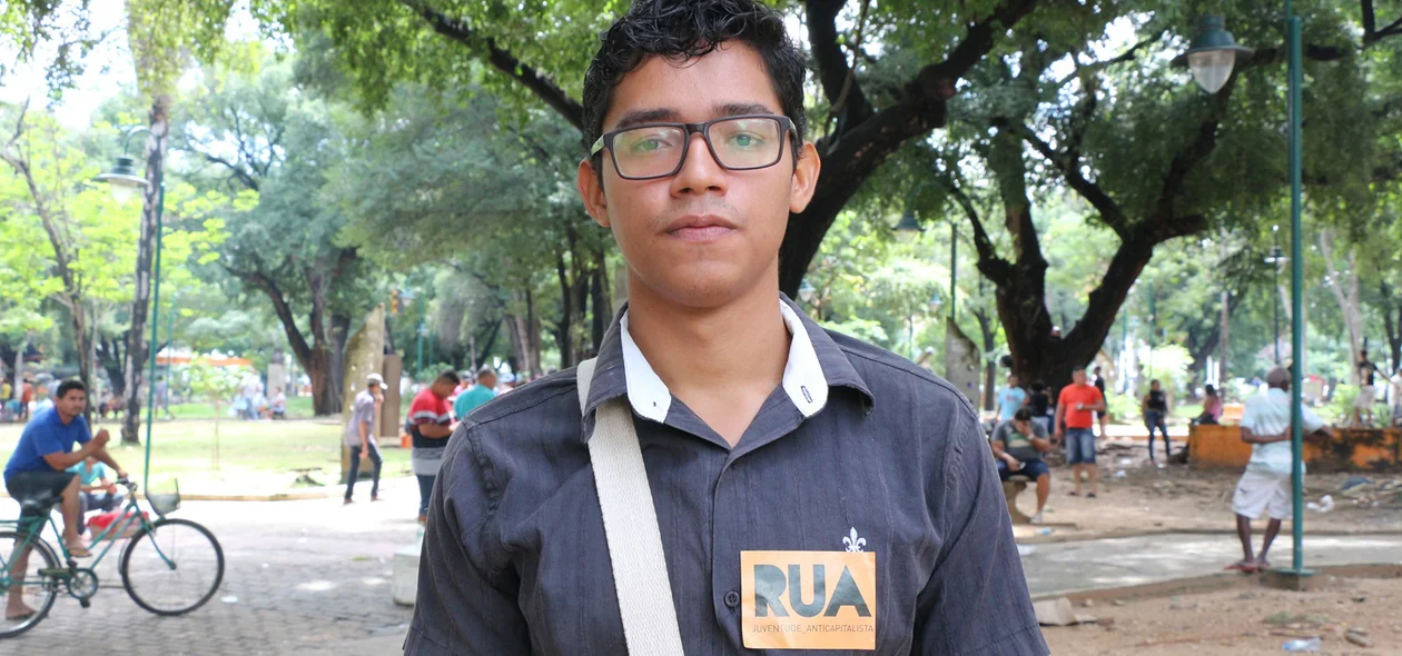 Lucas Martins, diretor de Assistência Estudantil do DCE-UFPI