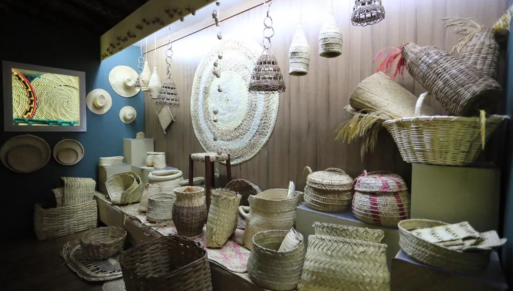 Obras de arte expostas no Museu do Piauí