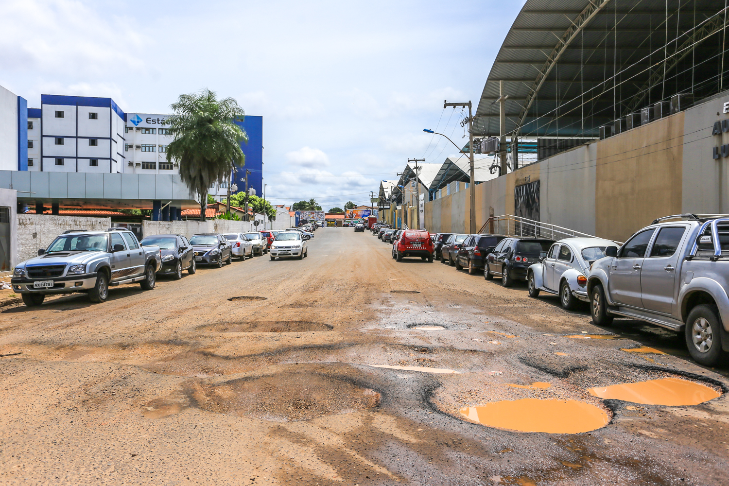 Rua intrafegável 