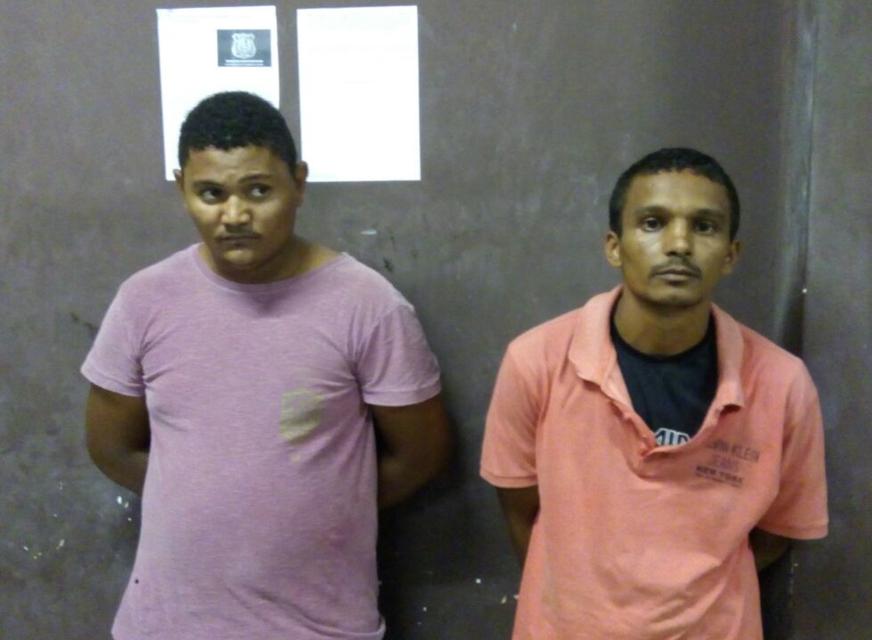 Alexandro e Gutamberg, presos em Floriano 