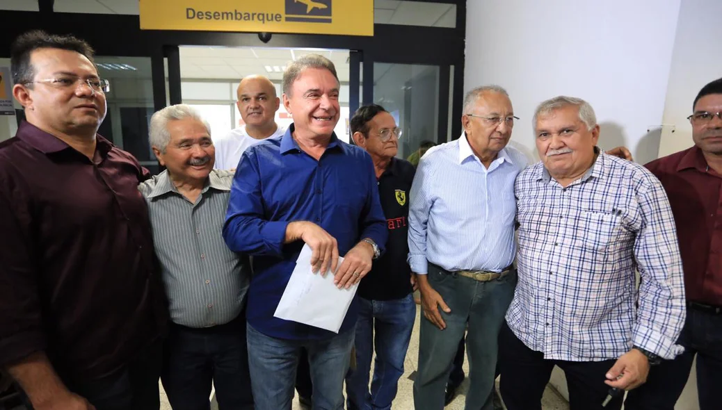 Álvaro Dias, Elmano Férrer, Dr. Pessoa e Menandro Pedro 