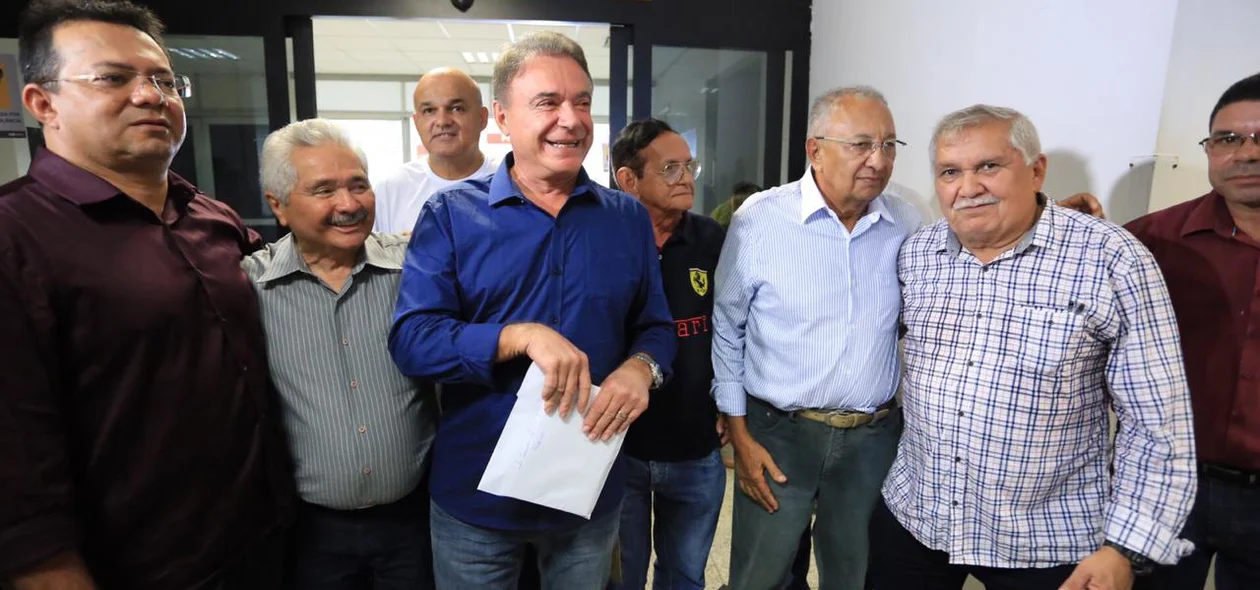 Álvaro Dias, Elmano Férrer, Dr. Pessoa e Menandro Pedro 