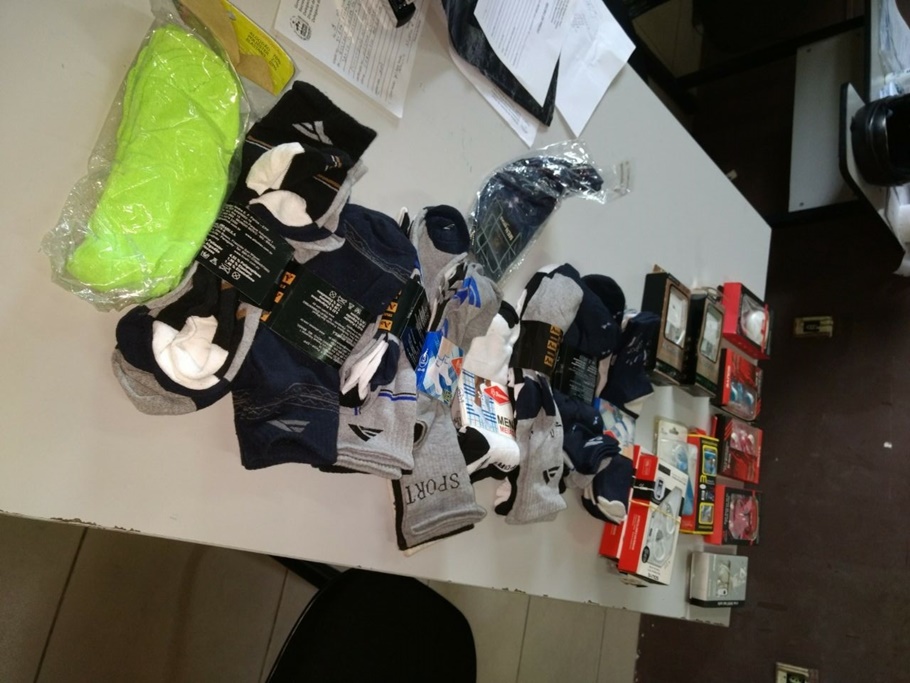 Material furtado encontrado na casa de Marcos Antônio 