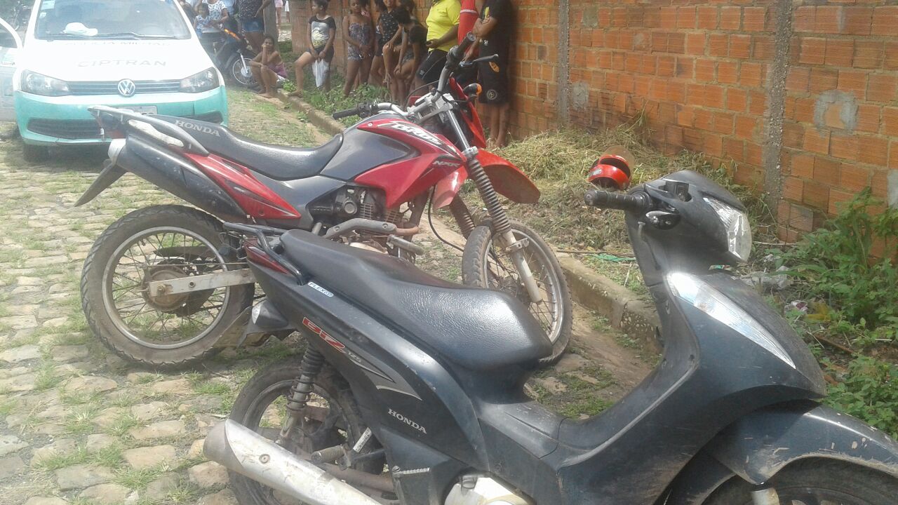 Motocicletas recuperadas pela PM