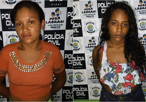 Duas mulheres são presas acusadas de fazer arrastão em Teresina