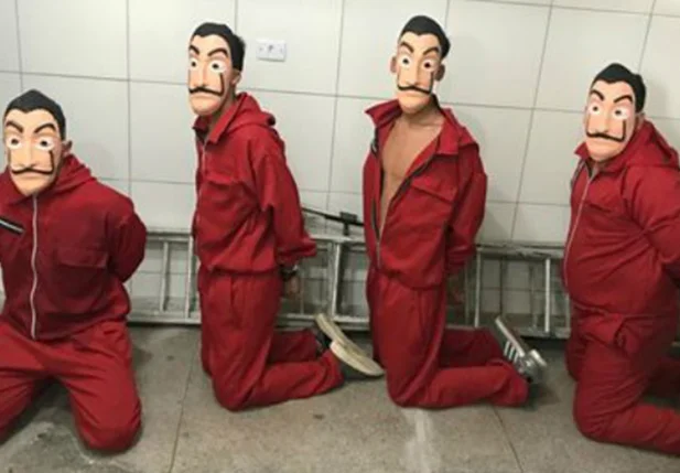 Youtuber e amigos são presos após se fantasiarem de personagens de La Casa de Papel