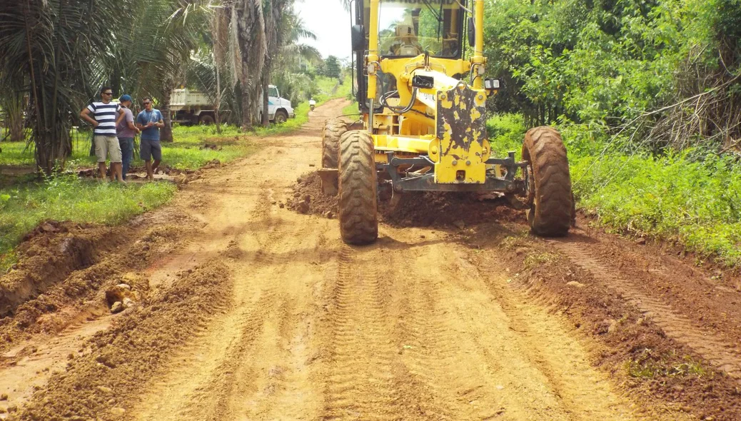 As obras de recuperação tiveram inicio nesta manhã  