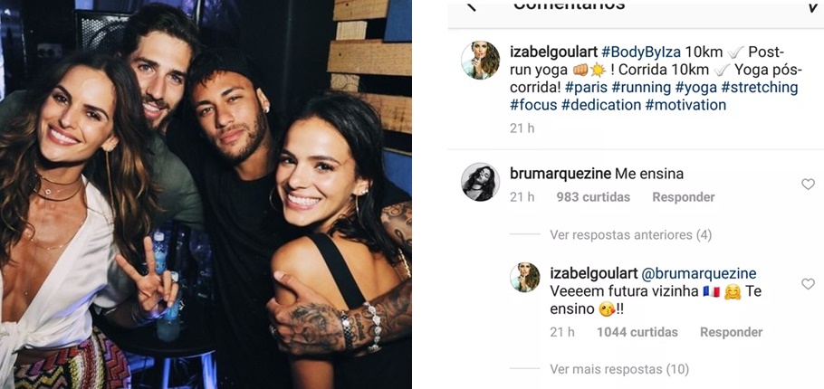Bruna Marquezine e Izabel Goulart 