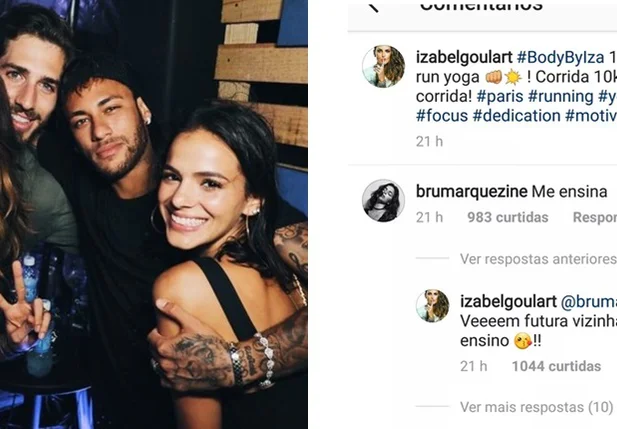 Bruna Marquezine e Izabel Goulart 